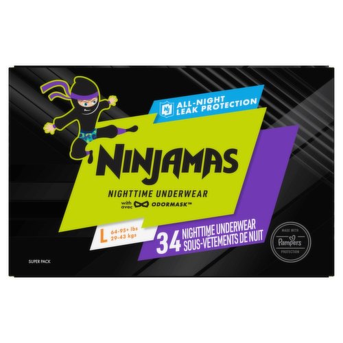 Pampers - Ninjamas Size 8 Super Boy - Save-On-Foods