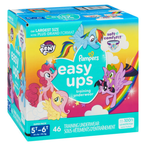 Pampers - Easy Ups 5-6T Training Underwear Super Pack - Save-On-Foods