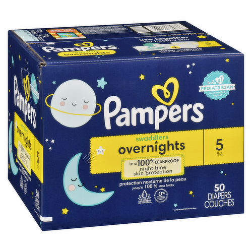 Pampers - Swaddlers Size 5 Overnight