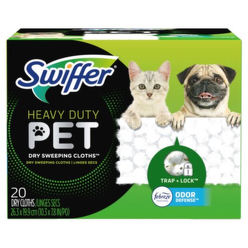 Swiffer - Dry Pet Sweeping Cloths Heavy Duty