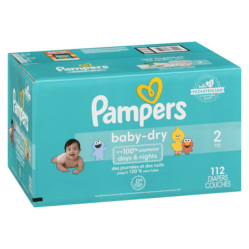 Pampers - Baby Dry Diapers Size 2