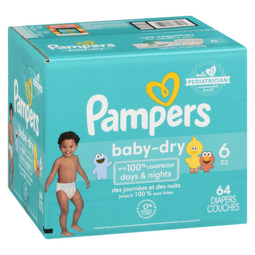 Pampers - Baby Dry Diapers Size 6
