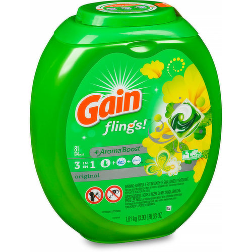Gain - Liquid Pods - Flings +Aroma Boost Original