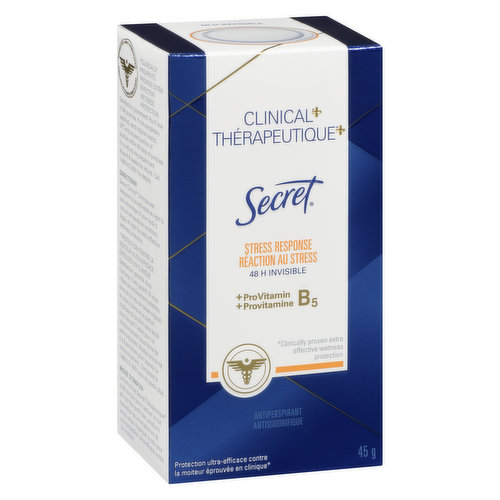 Secret - Clinical Strength Deodorant Stress Response