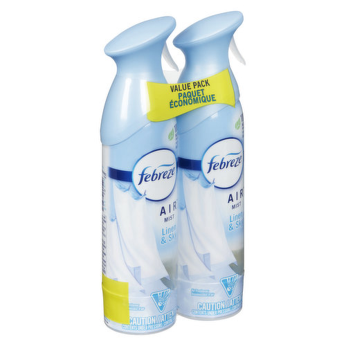 febreze - Air Freshener - Linen & Sky, Value Pack