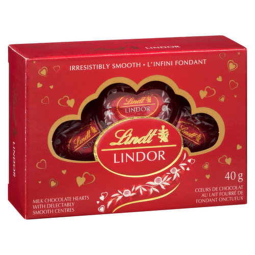 Lindt - Lindor Milk Chocolates - Hearts