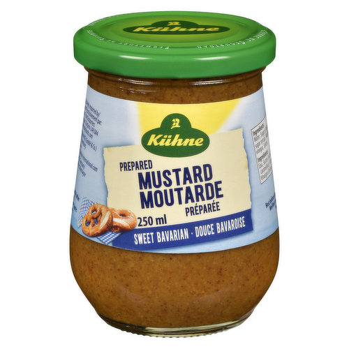 Kuhne - Prepared Mustard - Sweet Bavarian