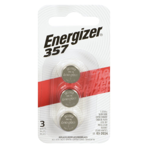 Energizer - 357 Watch Batteries