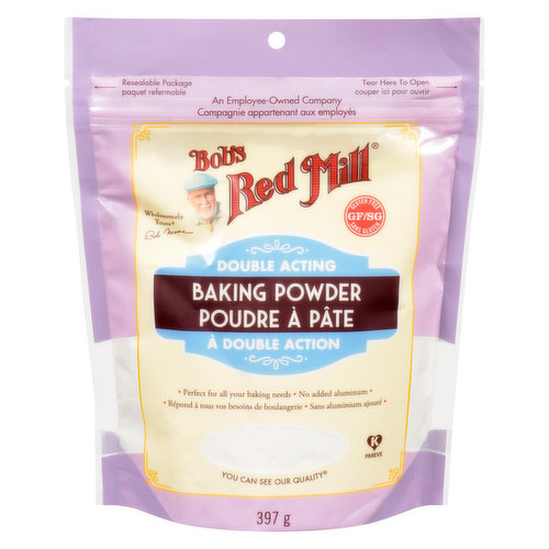 Baking Powder is the go-to leavener for quick breads, biscuits, cakes and other no-yeast baking recipes. It has no aluminum added and no bitter aftertaste.