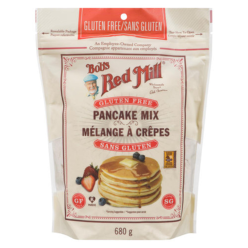 Makes light & fluffy flapjacks that raise the standard of how good gluten free foods can be. Made with a unique blend of gluten free ingredients: whole grain stone ground sorghum & brown rice flour.