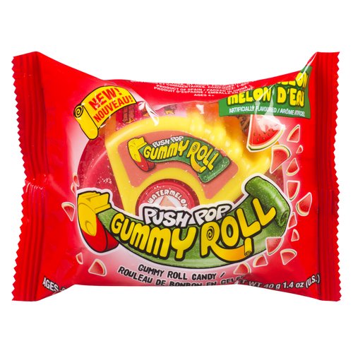 Topps - Push Pop Gummy Roll