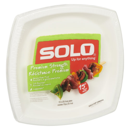 Solo Fruit - Sugarcane Plates 10 inch