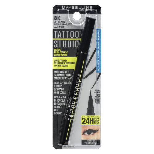 Maybelline - Tattoo Studio Ink Pen Eyeliner - Jet Black