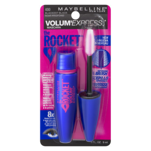 Maybelline - Volum'Express The Rocket Mascara - Blackest Black