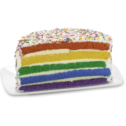Bake Shop - 5 Layer Rainbow 1/2 Cake