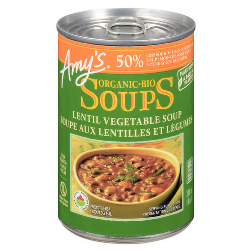 Amy's - AK Soup Lentil Veg Low Sodium Organic