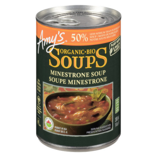 Amy's - Soup Minestrone Low Sodium