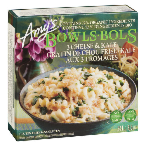 Amy's - Organic Bowls 3 Cheese & Kale Bake