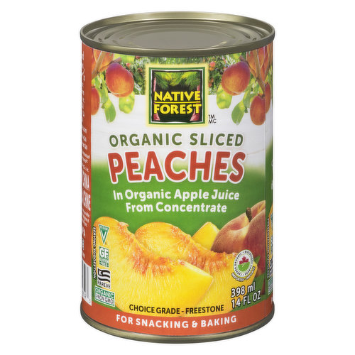 Native Forest - Peaches Sliced Organic