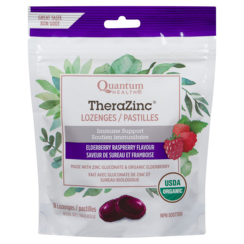 Quantum - TheraZinc Lozenges Elderberry