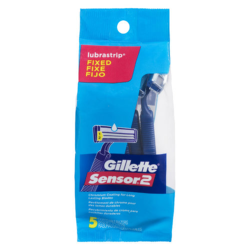 Gillette - Sensor2 Lubed Disposable Razors