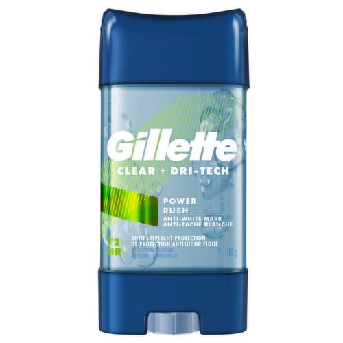 Gillette - Clear Gel Powder Rush Antiperspirant & Deodorant