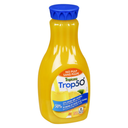 Tropicana - Trpcn Trop50 Orng Jc NoPulp 50%Less Sgr