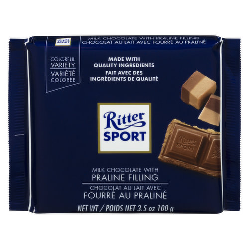 Ritter Sport - Milk Chocolate with Praline