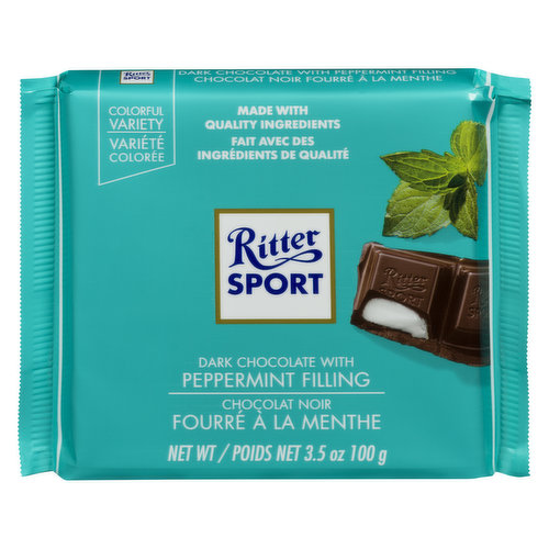 Ritter Sport - Chocolate Bar -  Menta Peppermint