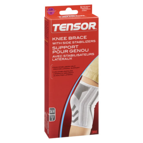 Tensor - Knee Brace with Side Stabilizers Large