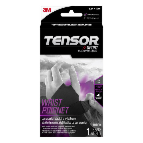 Tensor - Stabilizing L Wrist Brace Sm/Med