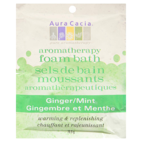 Aura Cacia - Aura Cacia Foam Bath Ginger Mint