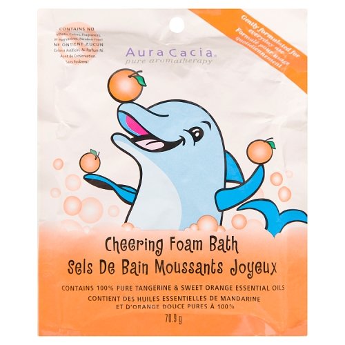 Aura Cacia - Kids Cheering Foam Bath with Tangerine