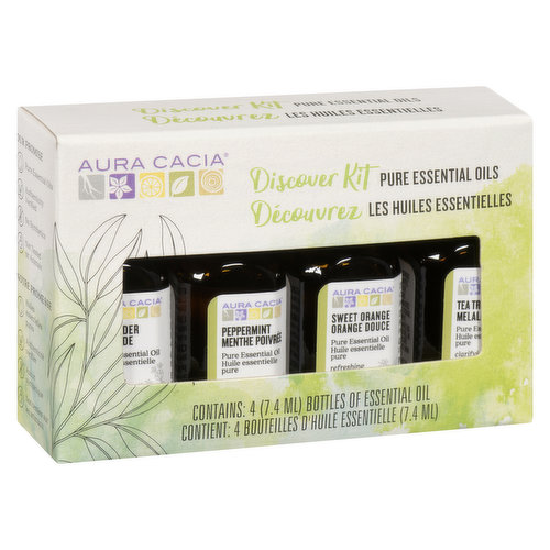 Aura Cacia Discover Essential Oils Kit