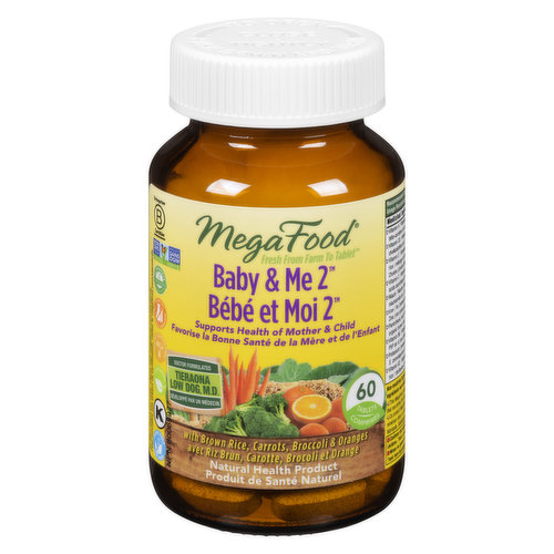 MegaFood - Baby & Me 2 Prenatal Multivitamin