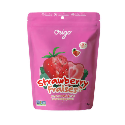 Origo is a freeze-dried fruit manufacturer based in British Columbia. We produce high-quality and healthy snacking by using 100% real fruits and no preservatives, and we are proud to present you the children-loved and parents approved freeze-dried fruit!<br />