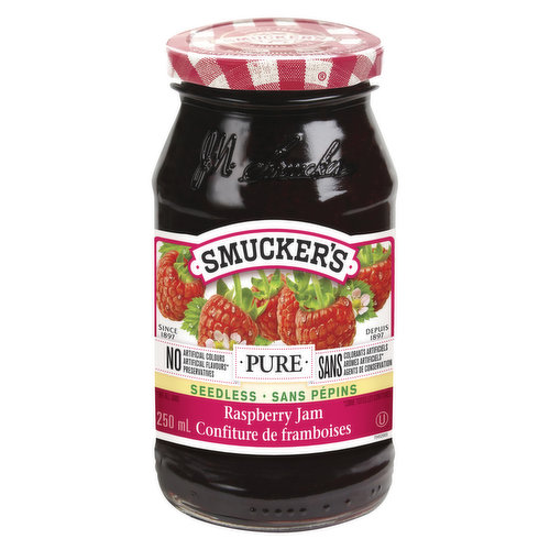 Smucker's - Jam - Pure Raspberry Seedless