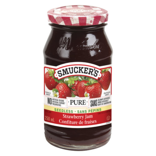 Smucker's - Jam - Pure Strawberry Seedless