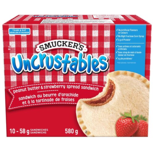 Uncrustables - PB & Strawberry Jam