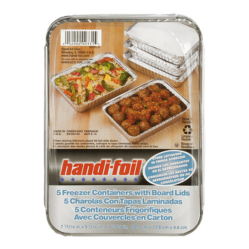 Handi Foil - Storage Containers with Board Lids