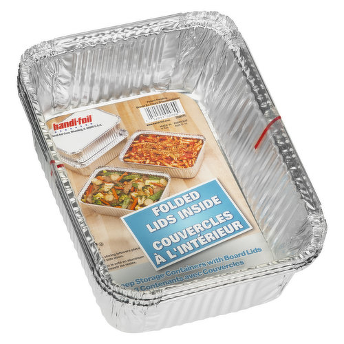 Handi Foil - Deep Storage Container with Board Lids