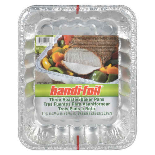 Handi-Foil Eco-Foil Stuffing Pans 13 x 9 - 4 Count