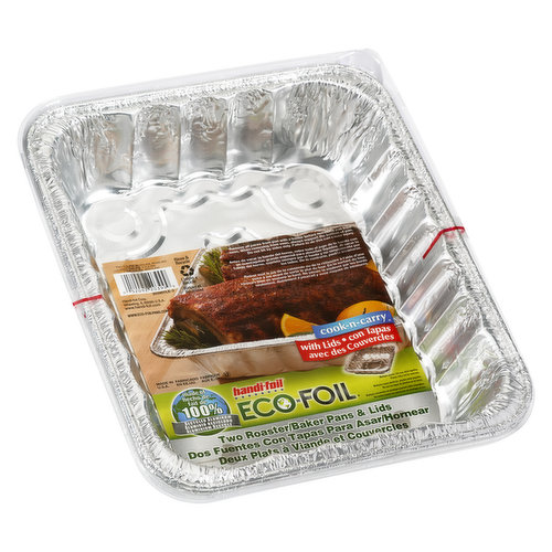 Handi-foil Pans & Lids Baker - 2 Count - Jewel-Osco