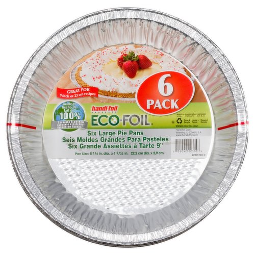 Handi Foil - Eco Foil 9in Large Pie Pans