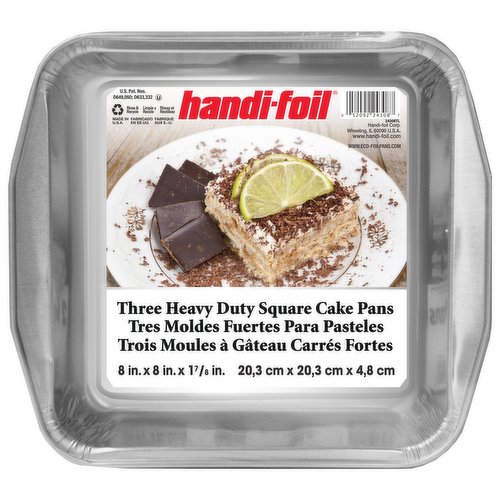 Handi Foil - Heavy Duty Square Cake Pans