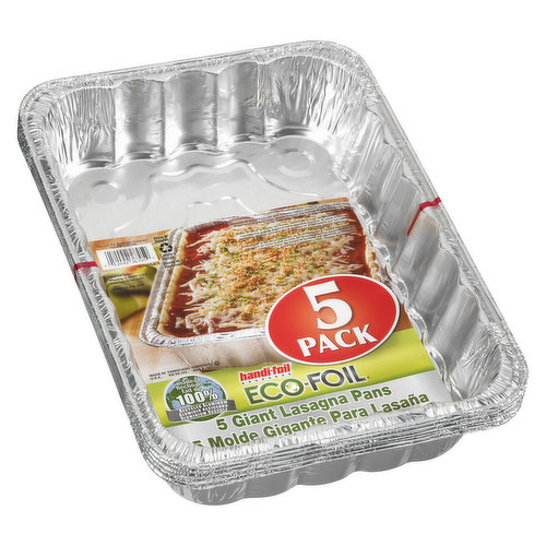 Handi-foil® Eco-Foil Giant Lasagna Pan, 1 pk / 13.5 x 9.6 in - Kroger