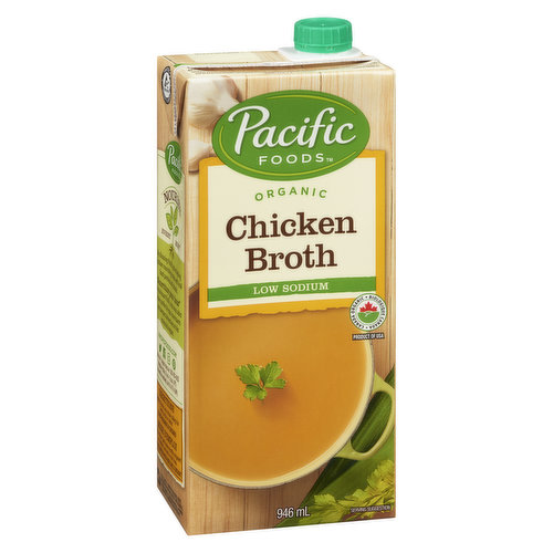 Pacific Foods - Organic Chicken Broth Low Sodium
