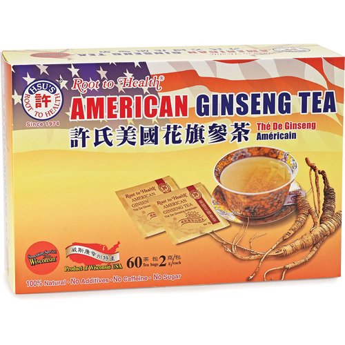 Hsus American Ginseng Tea Bags