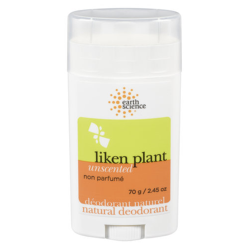 Earth Science - Erth Sc Liken Plant DeodorantUnscented