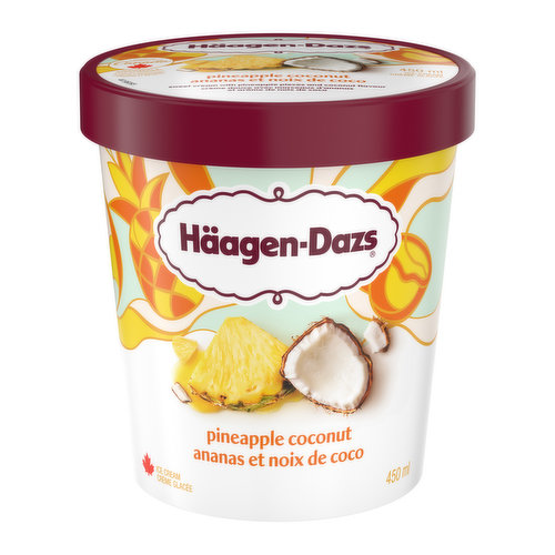 Haagen-Dazs - Pineapple Coconut Ice Cream - PriceSmart Foods